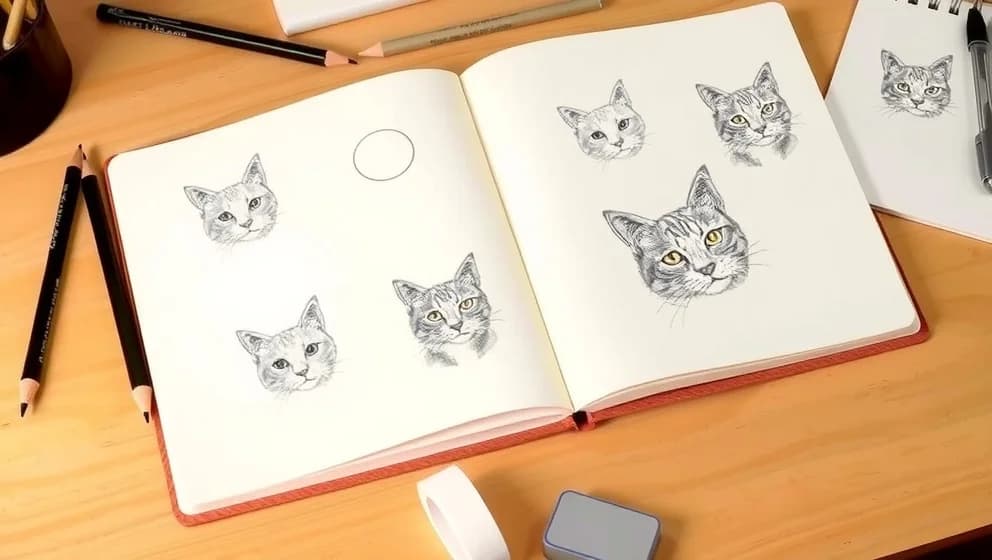 Hur man ritar en katt